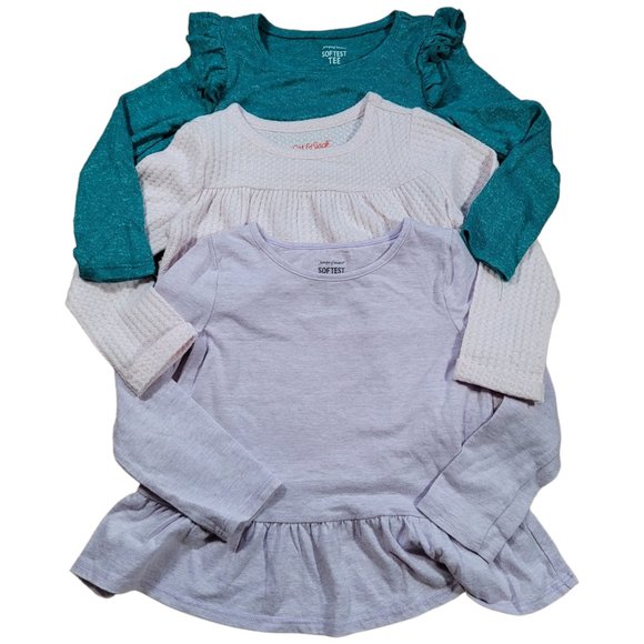 Jumping Beans Other - Lot of 3 Long Sleeve T-Shirts Jumping Beans / Cat & Jack  Girl's 3T